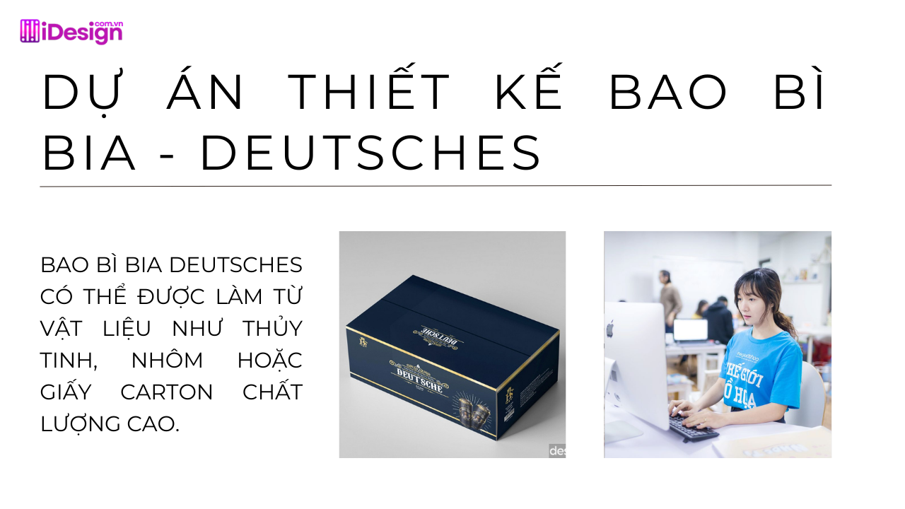 Dự án thiết kế bao bì bia – Deutsche